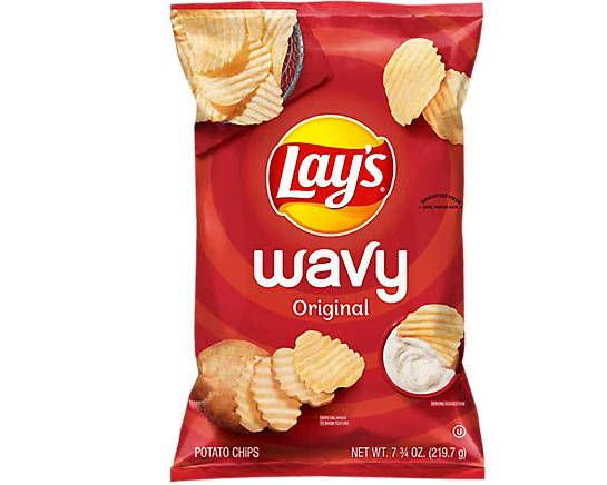 Order Frito Lay's Wavy Original Family Size food online from To & Go Grocery store, Northbrook on bringmethat.com