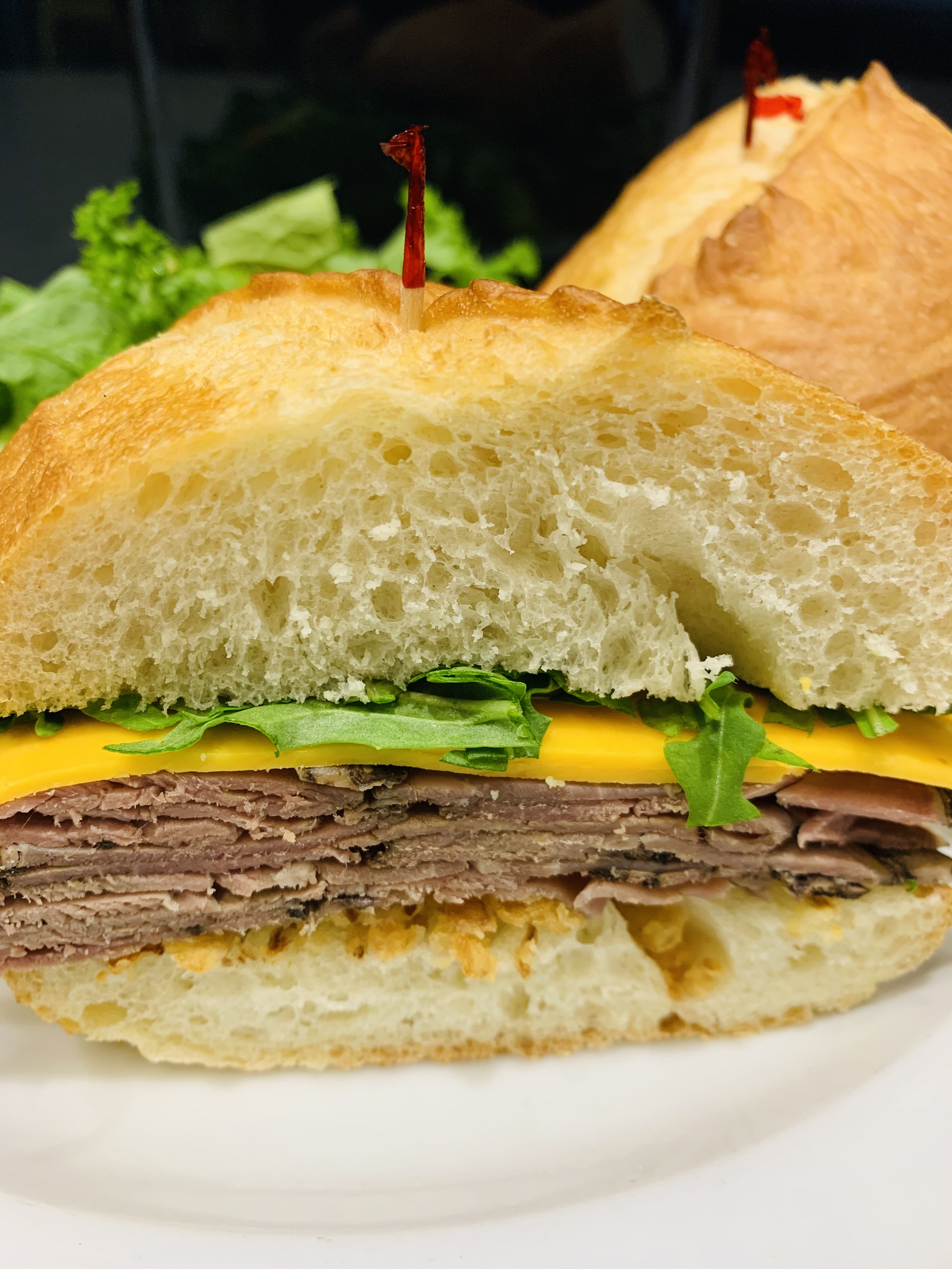 Order Bistro Roast Beef Sandwich food online from High Xii Cafe store, Oakland on bringmethat.com