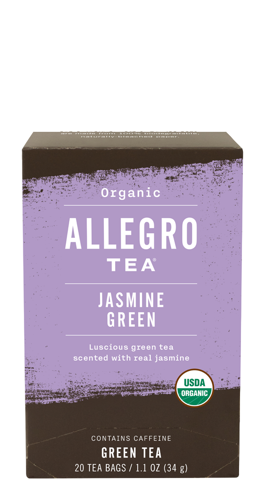 Order Organic Jasmine Green Tea food online from Allegro Coffee Company store, Chevy Chase on bringmethat.com