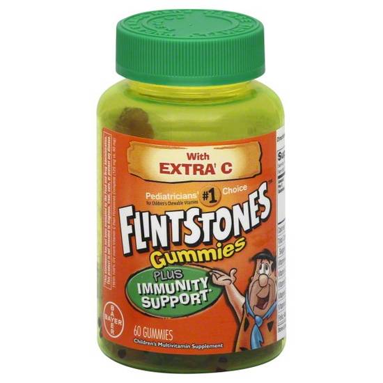 Order Flintstones Children's Multivitamin Plus Immunity Support Gummies (60 ct) food online from Rite Aid store, Palm Desert on bringmethat.com