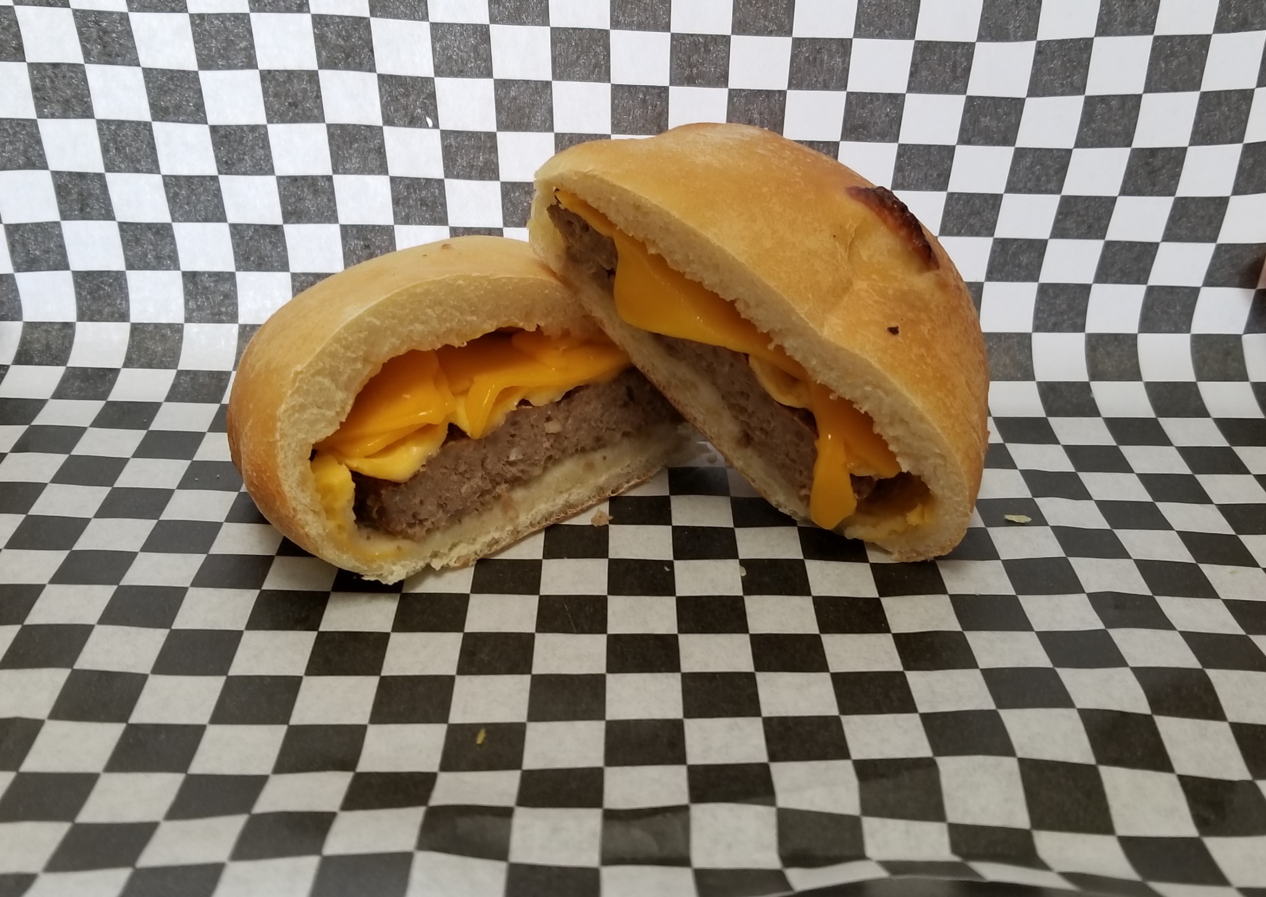 Order Cheeseburger Roll food online from The Pretzel Shop store, Pittsburgh on bringmethat.com