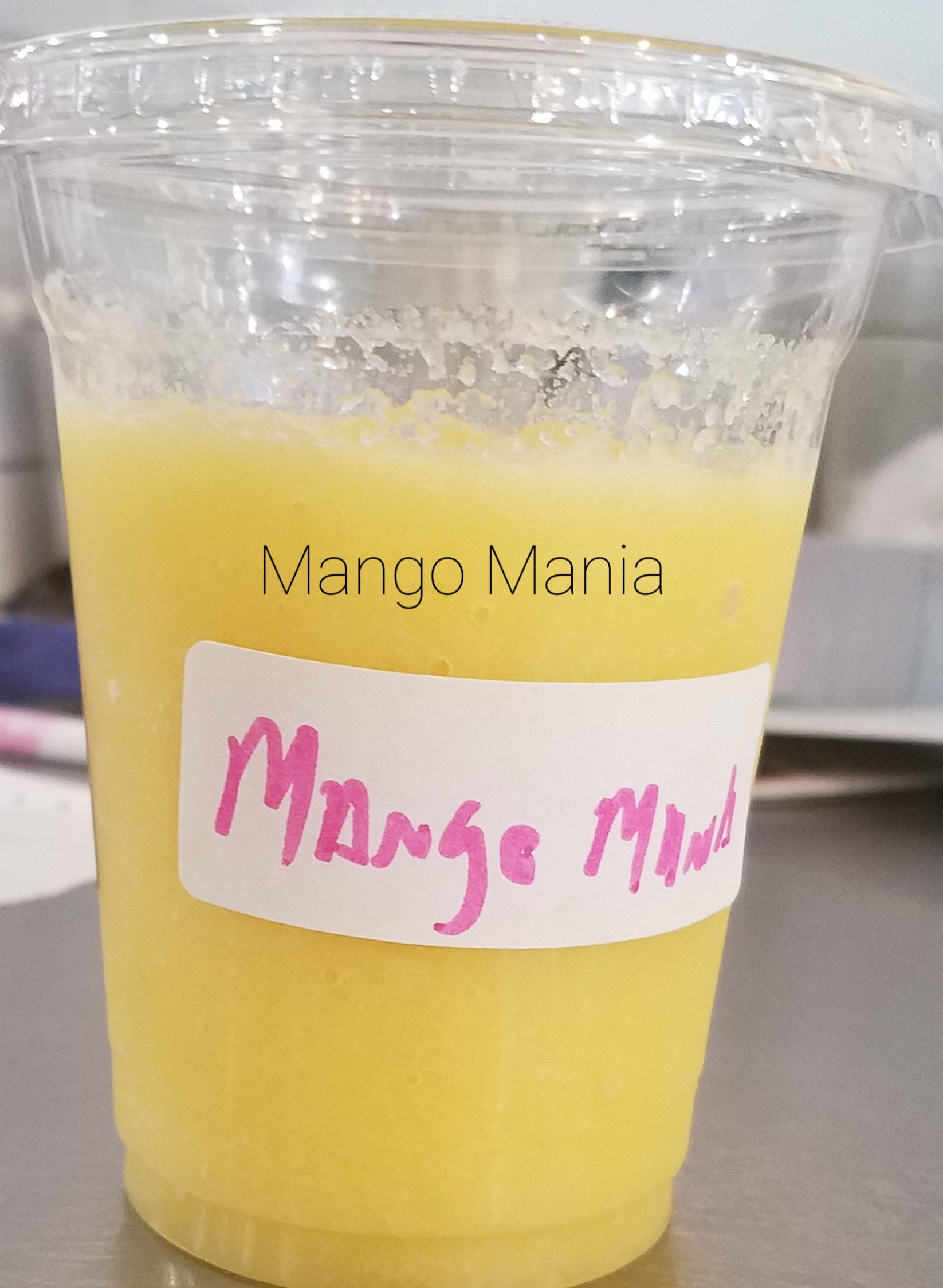 Order Mango Mania Smoothie food online from Island Smoothie Cafe store, Bethpage on bringmethat.com