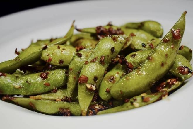 Order Spicy edamame food online from Mika Sushi II store, Westminster on bringmethat.com