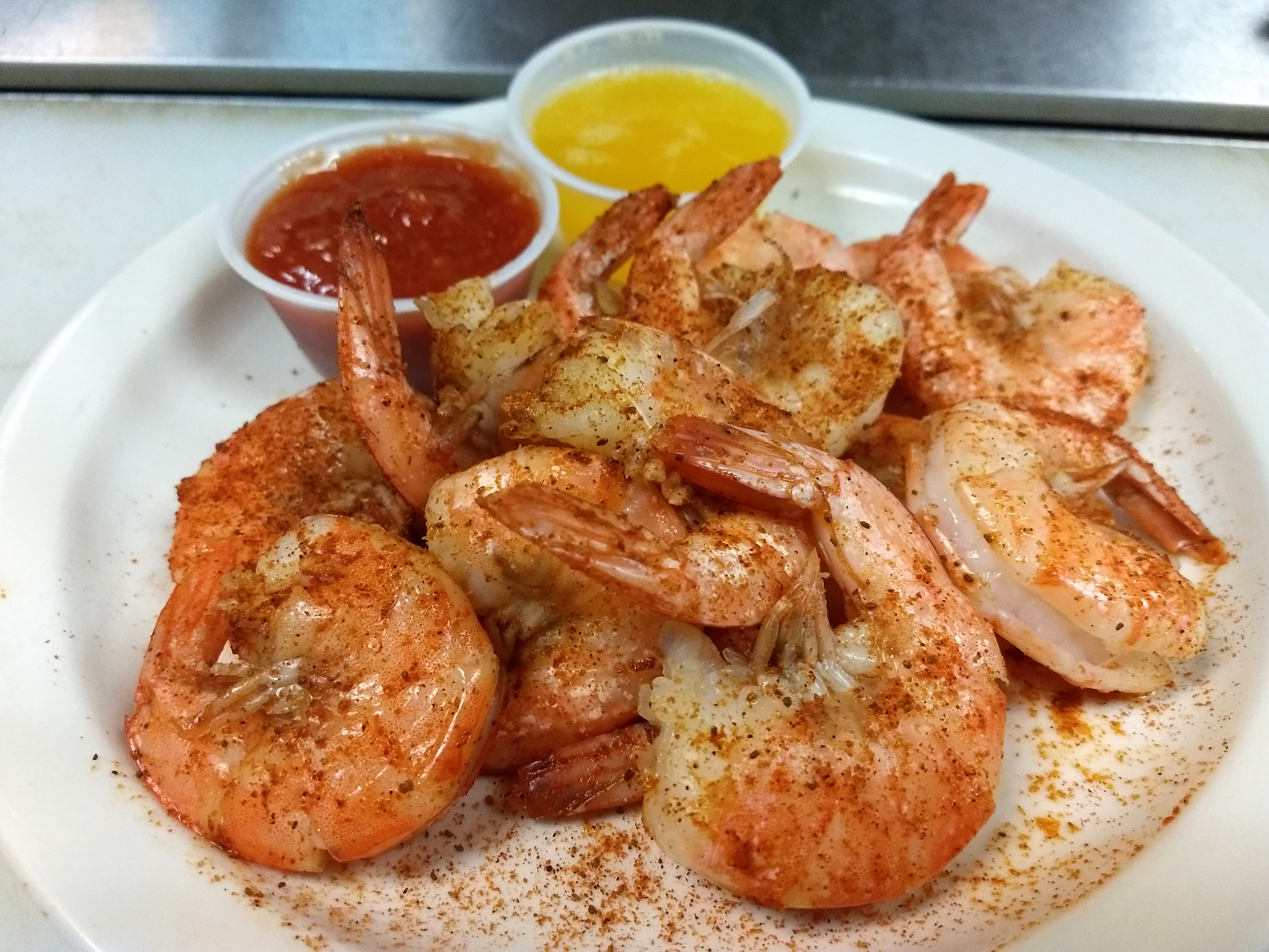 Order  Shrimp 1/2 pound food online from Breakers Sports Grill store, Henrico on bringmethat.com