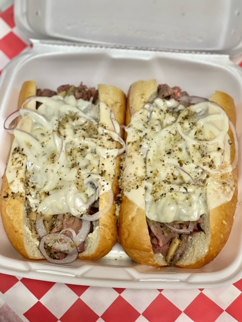 Order 29- Philly Hot Sub food online from Munch A Sub store, Las Vegas on bringmethat.com