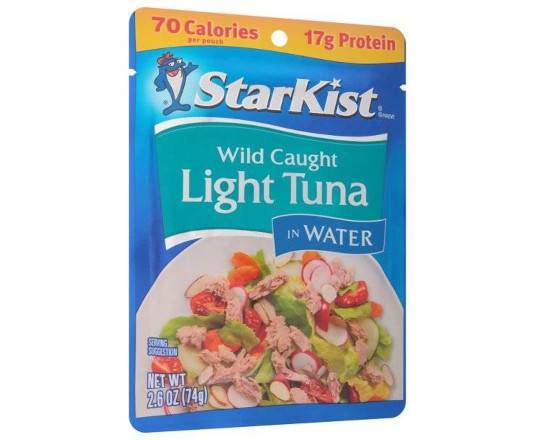 Order Starkist Chunk Light Tuna in Water (2.6 oz) food online from Urban Value Corner Store store, Dallas on bringmethat.com