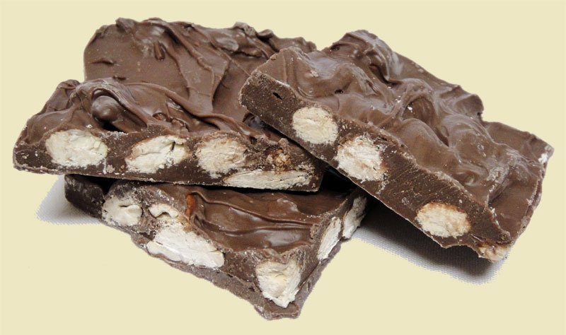 Order Milk Chocolate Almond Bark food online from Giannios Candy Co., Inc. store, Struthers on bringmethat.com