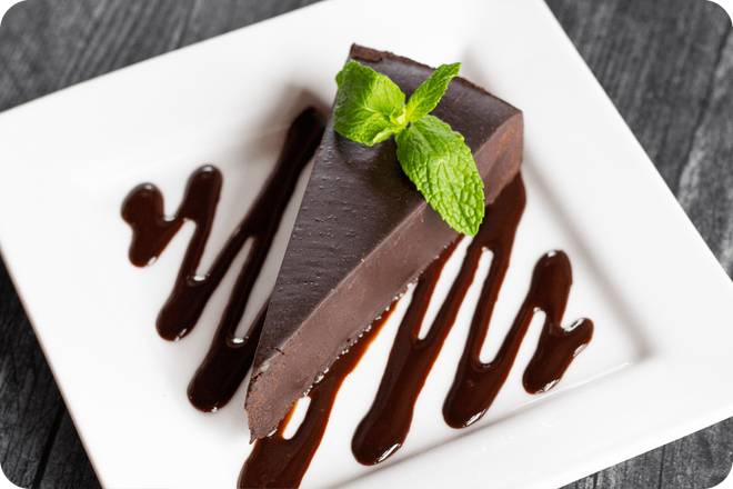 Order Flourless Chocolate Cake food online from Mackenzie River store, Pocatello on bringmethat.com