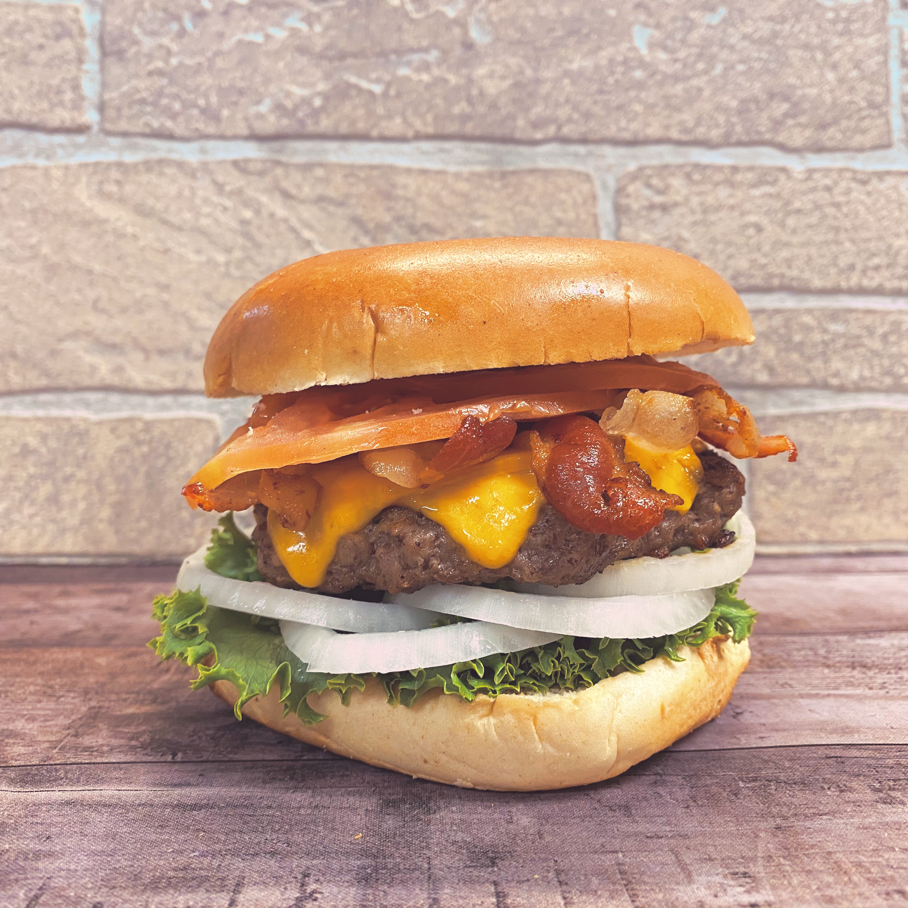 Order Bacon Cheese Burger food online from Franklin Corner Deli store, Lawrence Township on bringmethat.com