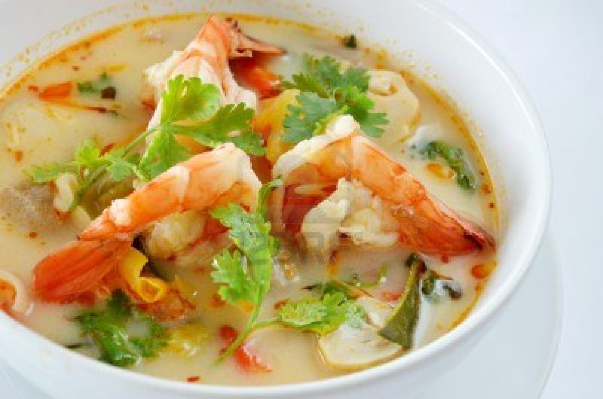 Order Spicy and Sour Shrimp Soup (Tom Yam Kung) food online from Thai Food to Go store, Torrance on bringmethat.com