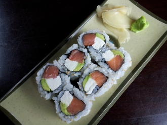 Order R6. Philly Roll food online from 88 Chinese & Sushi Sherman Oaks store, Van Nuys on bringmethat.com