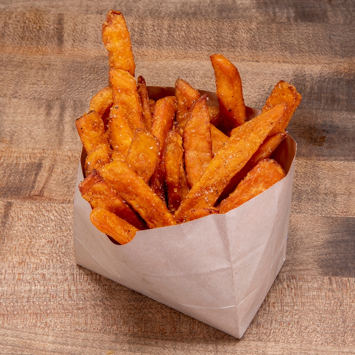 Order SWEET POTATO FRIES food online from Dog Haus store, Canoga Park on bringmethat.com
