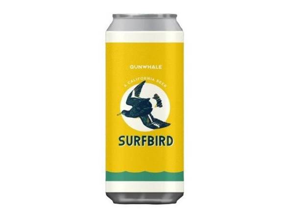 Order Gunwhale Surfbird Golden Ale - 4x 16oz Cans food online from Wine Expo store, Santa Monica on bringmethat.com