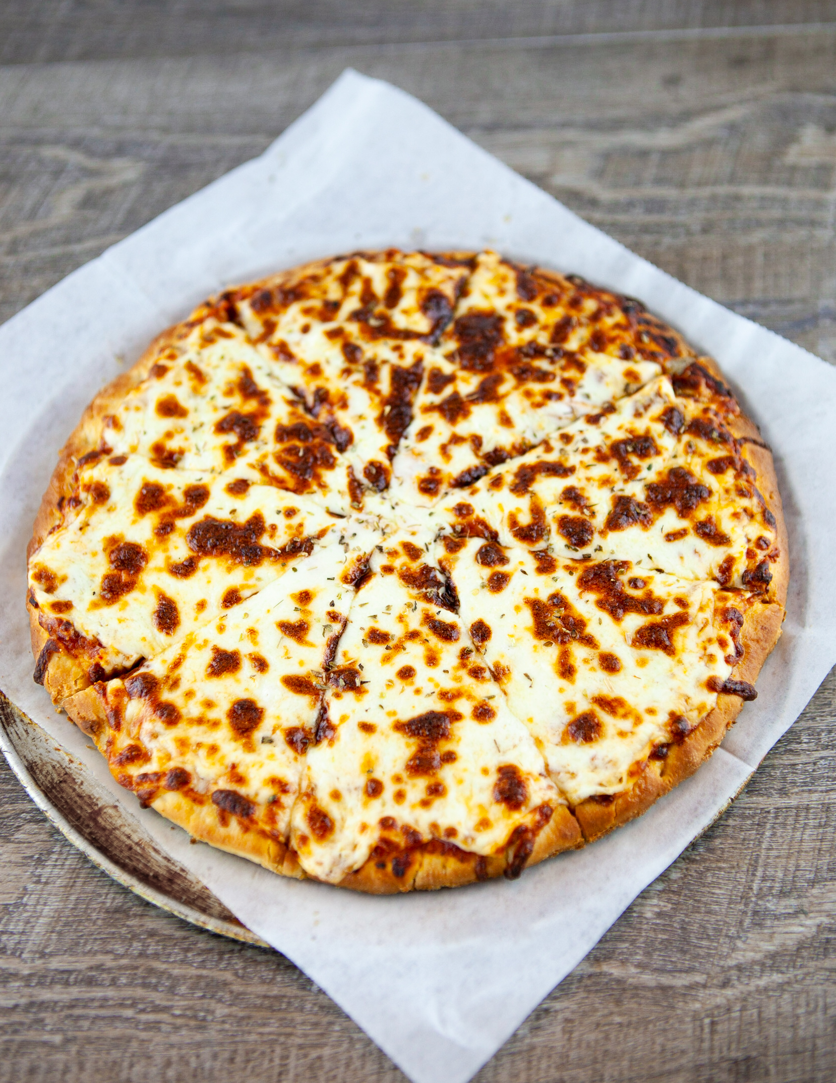 Order Italian Cheese Pizza food online from Fitz's store, University City on bringmethat.com