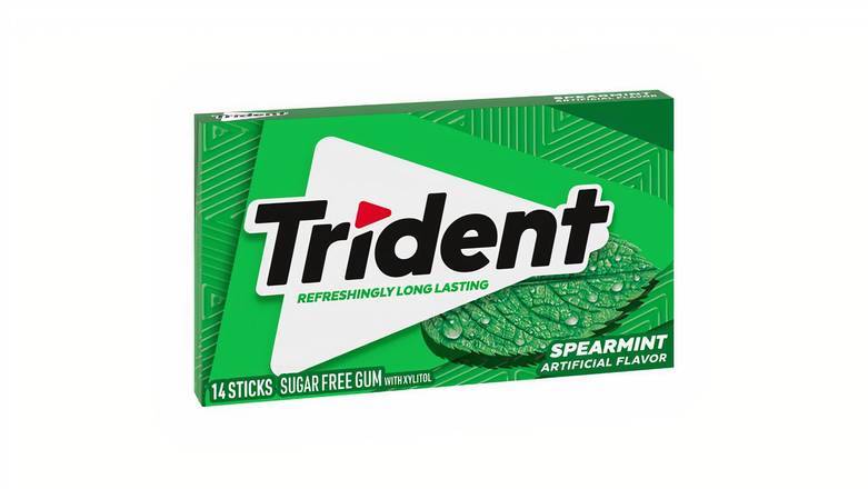 Order Trident Spearmint Sugar Free Gum, 14 Pieces food online from Mac On 4th store, Alton on bringmethat.com