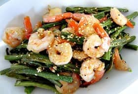 Order 清蒸蔬菜虾  Steamed Jumbo Shrimp with Vegetables food online from Sichuan Gourmet store, Framingham on bringmethat.com