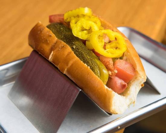 Order Chicago Style Dog food online from Haute Dogs & Fries store, Alexandria on bringmethat.com
