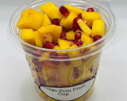 Order Mango Pomegranate Fruit Cup food online from Fialkoff Kosher Pizza store, Lawrence on bringmethat.com
