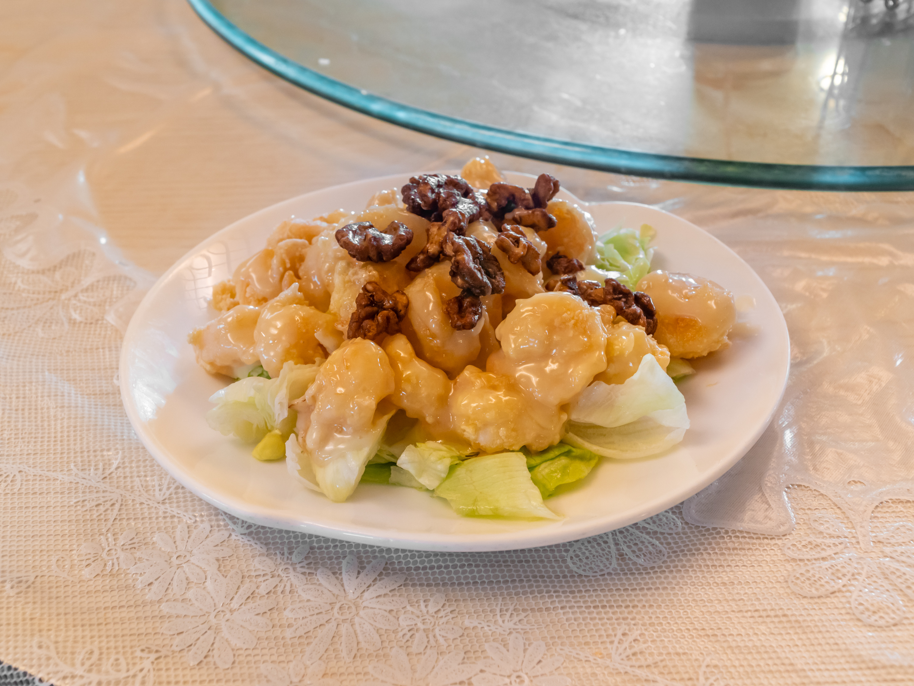 Order 84. Walnut Shrimp food online from Oriental Chinese Restaurant store, La Habra on bringmethat.com