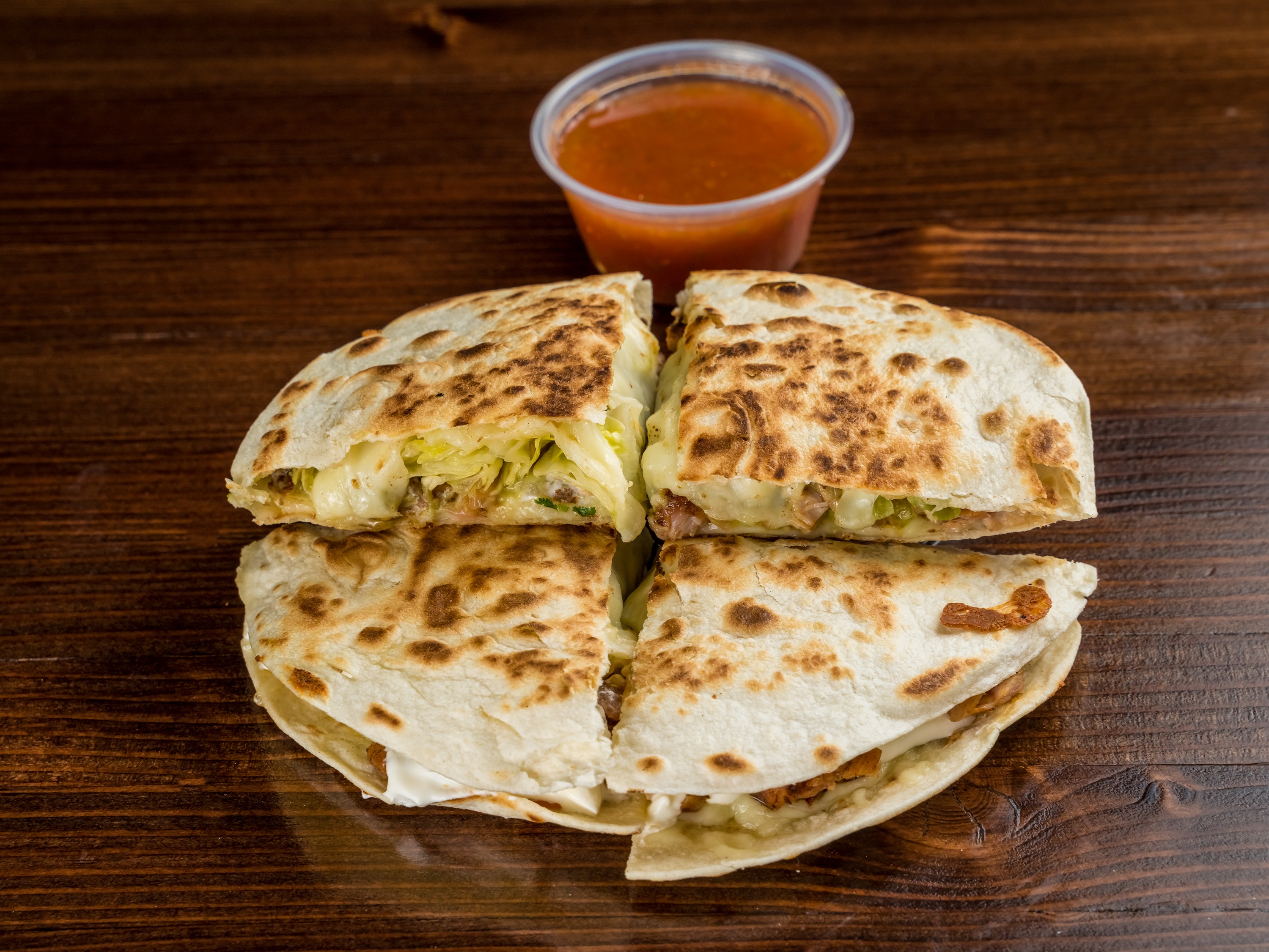 Order 11. Cheese Quesadilla food online from Taco King store, West Hempstead on bringmethat.com