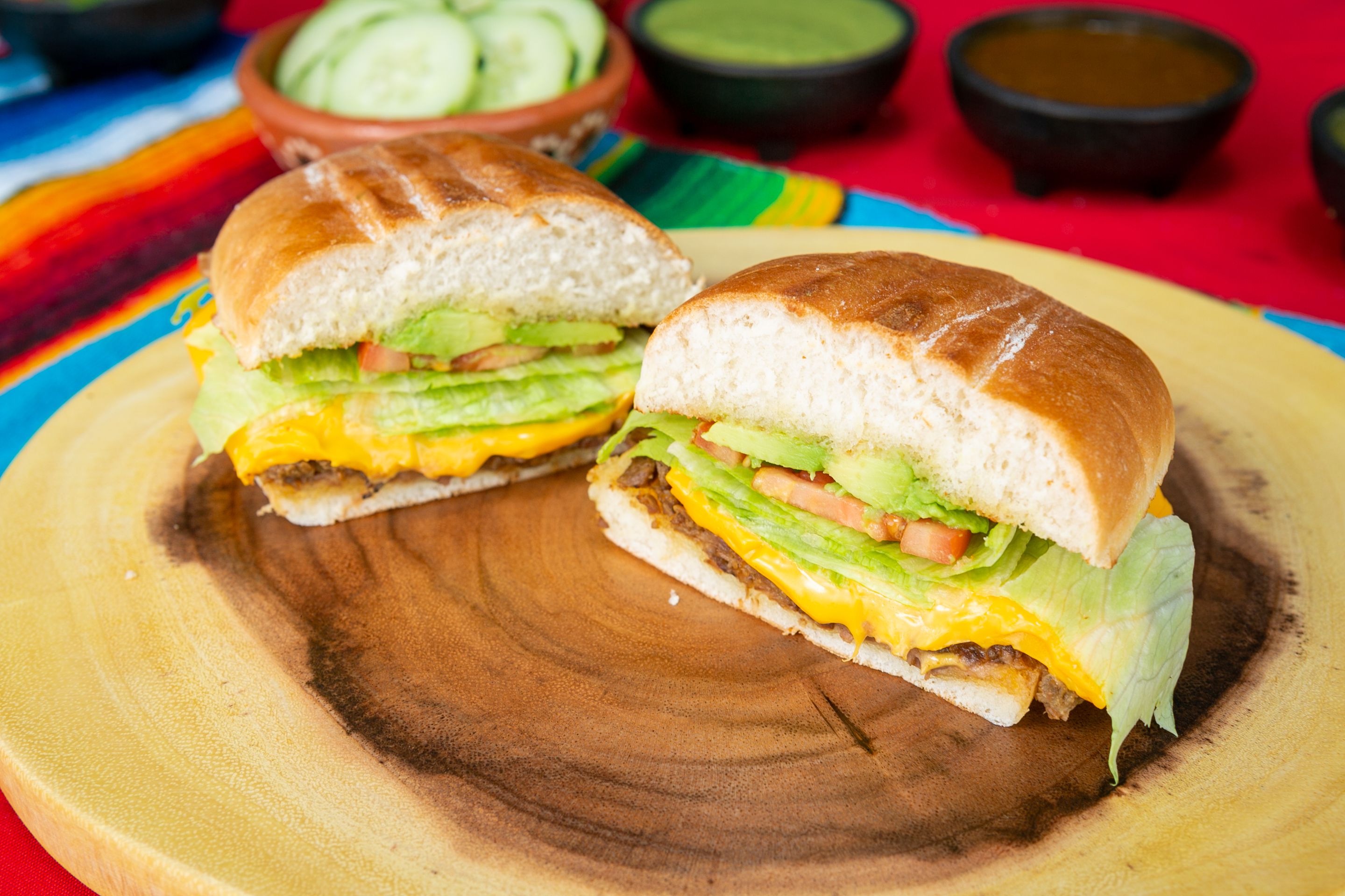 Order Torta Combo food online from Tacos Super Gallito store, Los Angeles on bringmethat.com