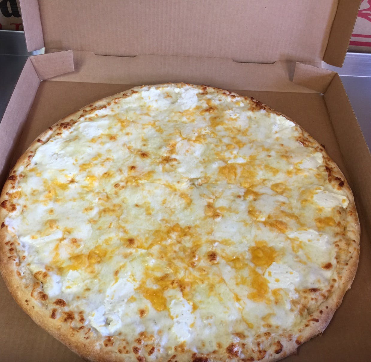 Order Five Cheese Pizza - Medium 12'' (8 Slices) food online from I Love NYC Pizza store, Orlando on bringmethat.com
