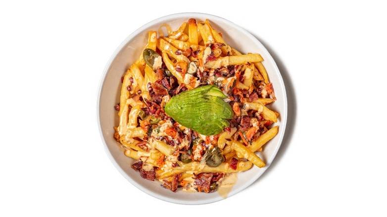 Order Super Duper Loaded Fries food online from The Naked Bird store, Closter on bringmethat.com