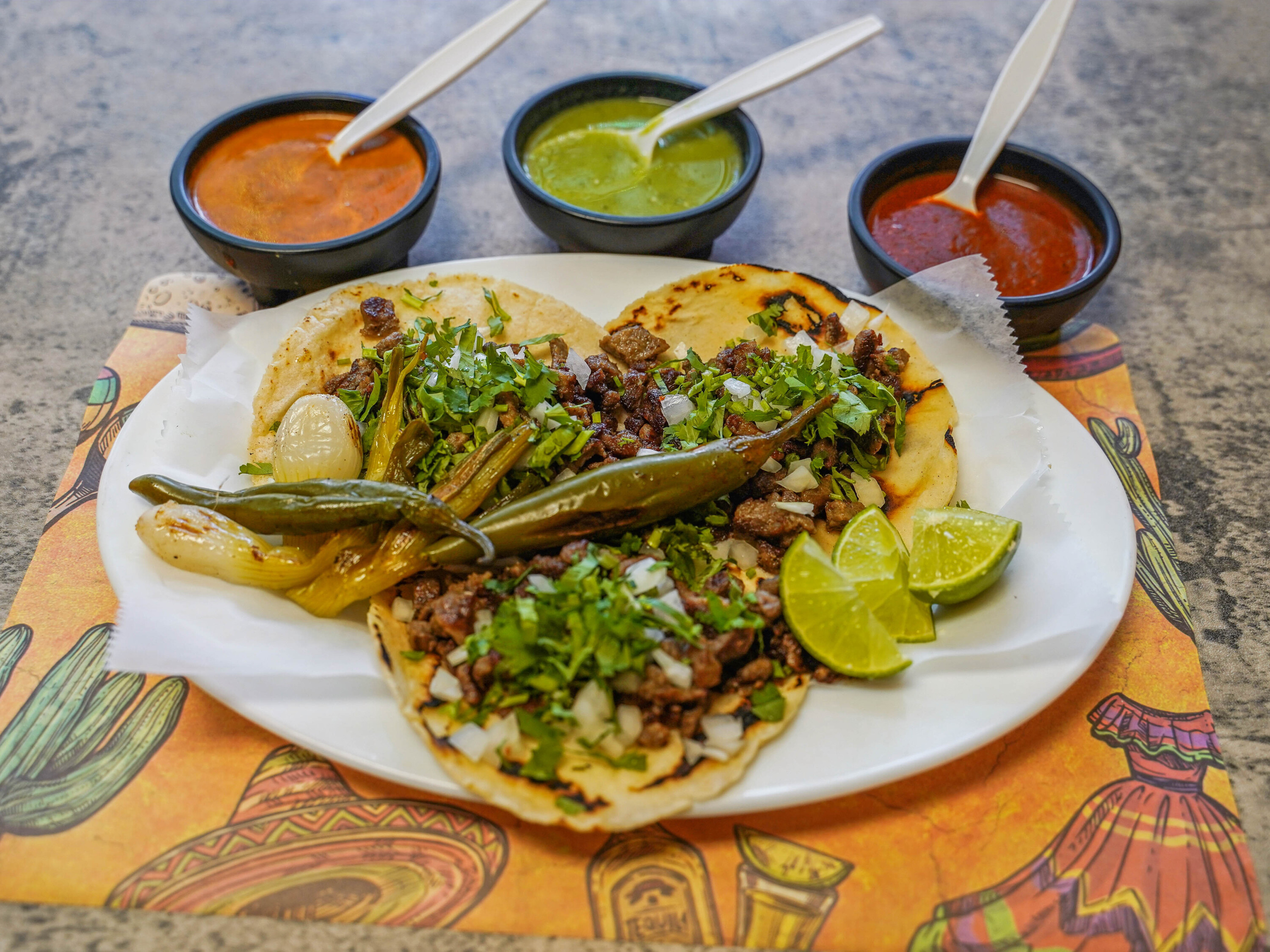 Order Tacos Azada food online from Antojitos Mexicanos Y Mas store, South River on bringmethat.com