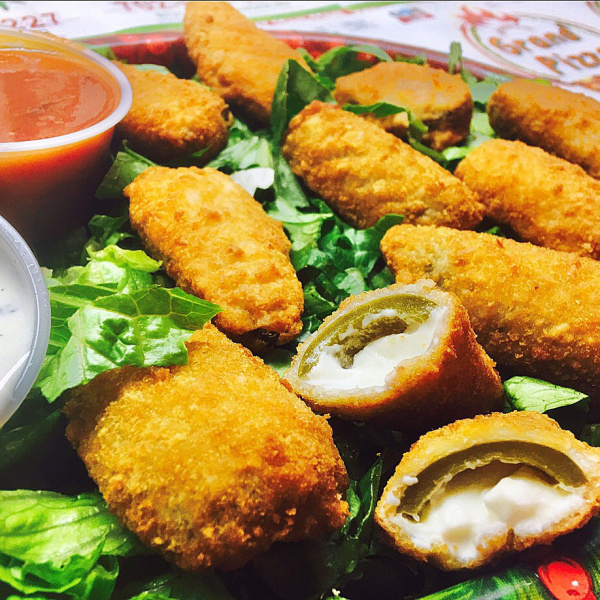 Order Jalapeno Poppers food online from Grand Pizza store, Las Vegas on bringmethat.com