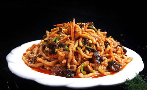 Order Shredded Pork with Garlic Sauce food online from Schouse store, Princeton on bringmethat.com