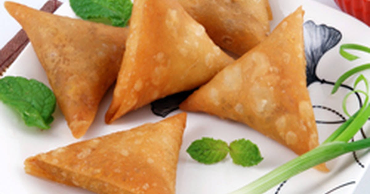 Order Indian Meat Samosa - 2 Pieces food online from Best Pizza store, Atlanta on bringmethat.com
