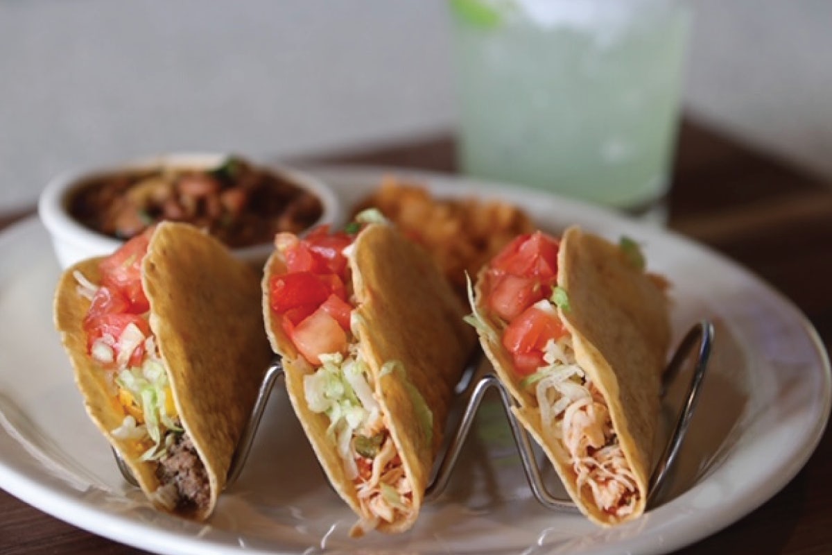 Order Crispy Taco Plate food online from Uncle Julio's store, Chicago on bringmethat.com