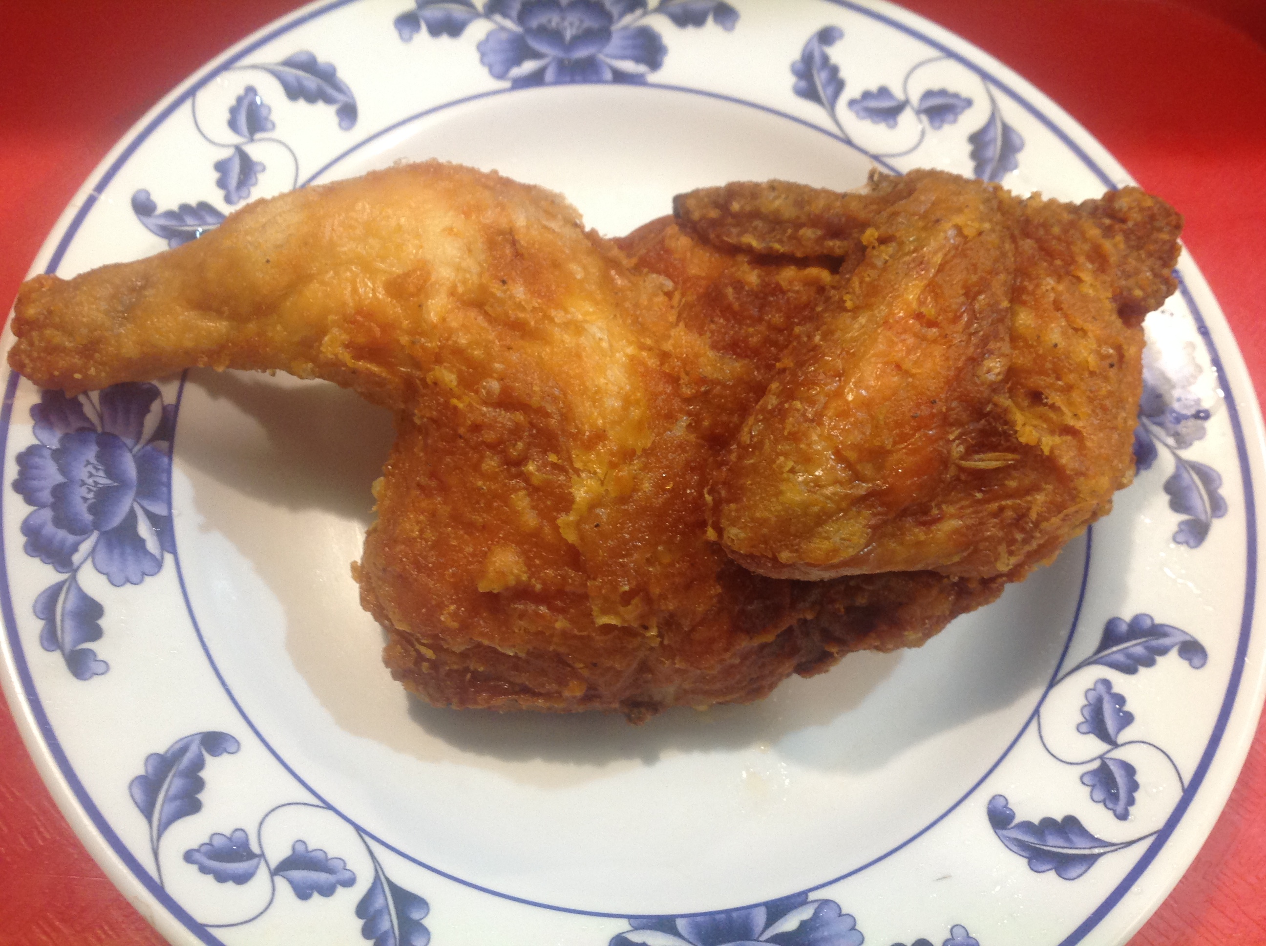 Order A1. Fried 1/2 Chicken food online from Woodside Kitchen store, Elmhurst on bringmethat.com