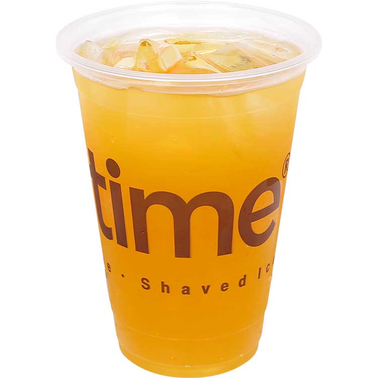 Order Mango Iced Green Tea food online from Boba Time store, Buena Park on bringmethat.com