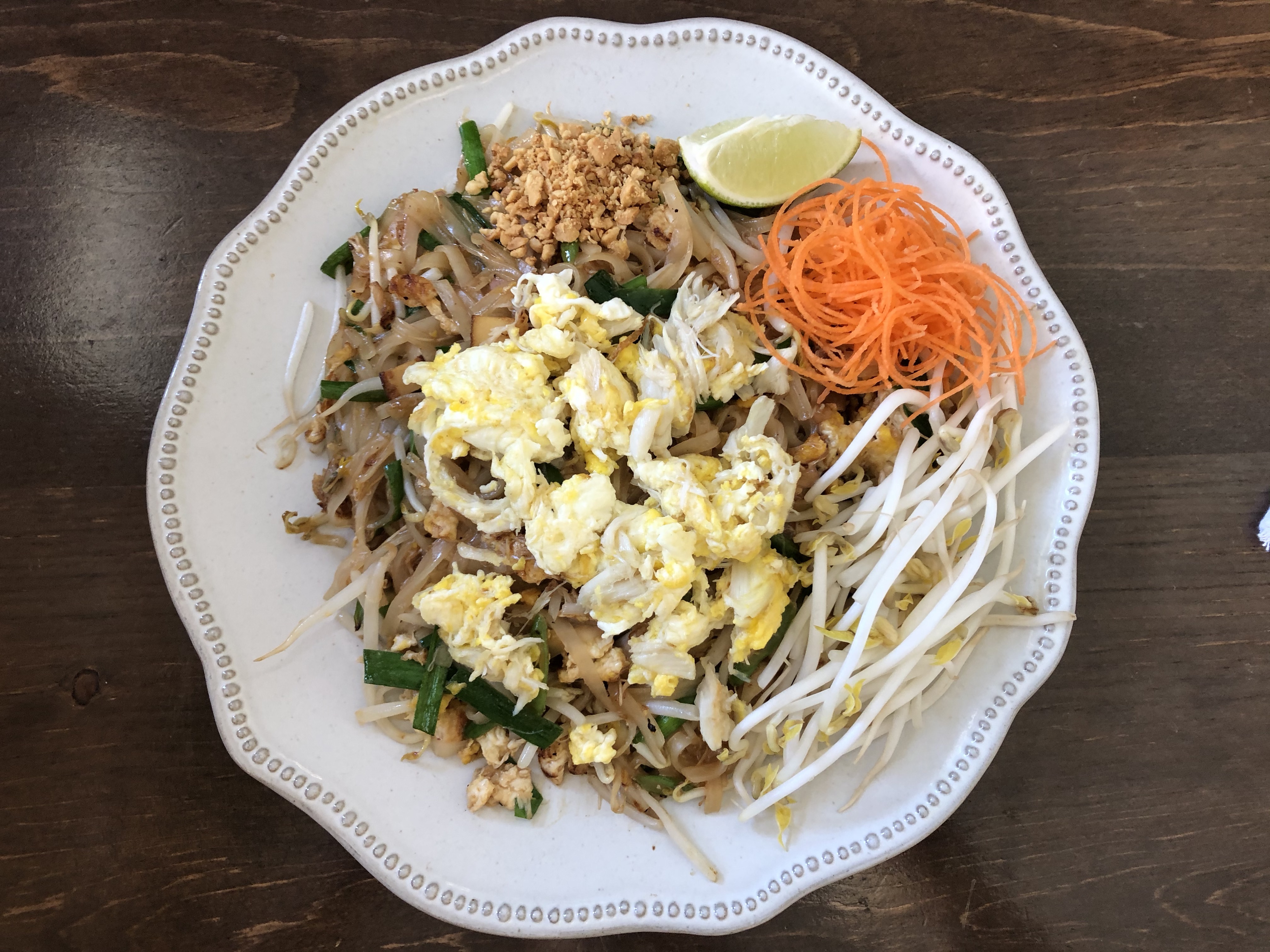 Order Crab Pad Thai food online from Good Goose Cafe store, Los Angeles on bringmethat.com