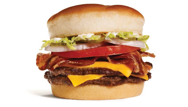 Order Bacon Double Cheeseburger (Sandwich) food online from A&W Restaurant store, Mankato on bringmethat.com