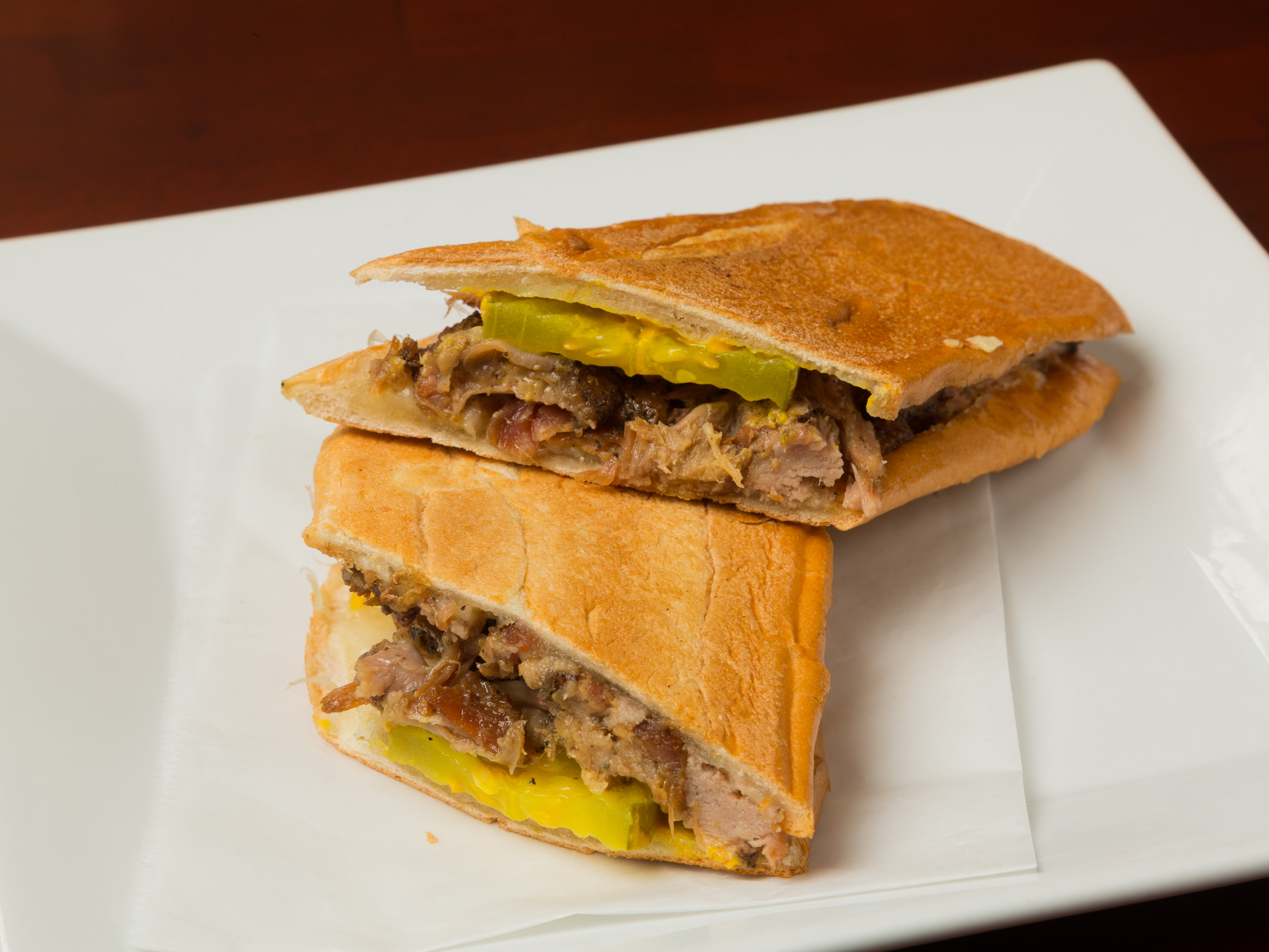 Order Cubano Sandwich food online from Cocina Latina store, New York on bringmethat.com