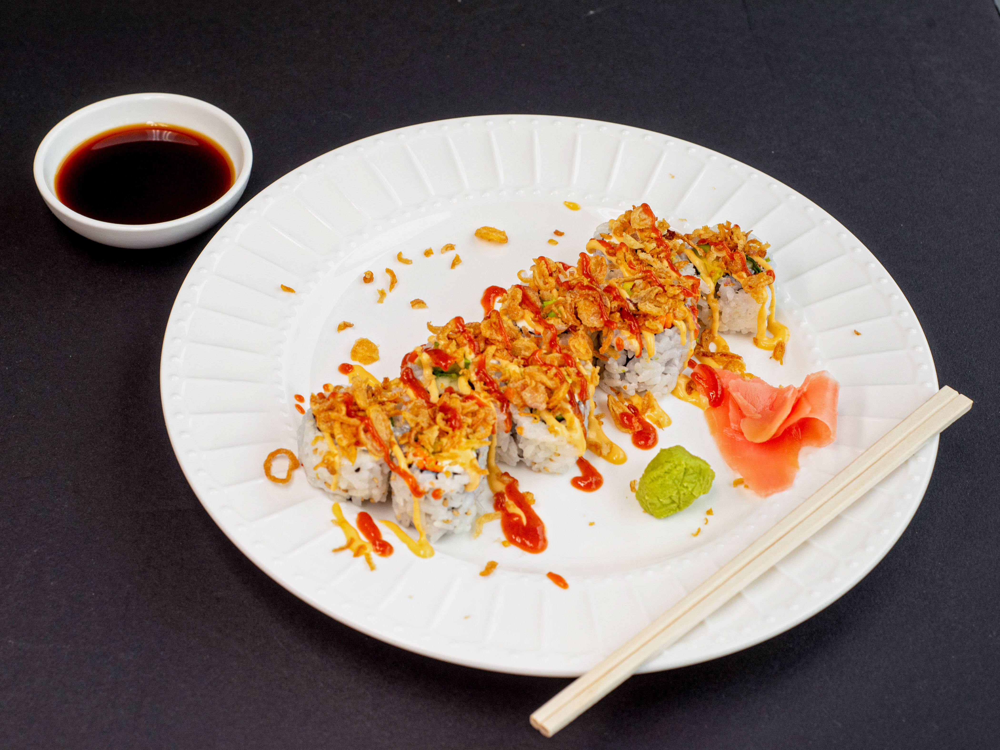 Order Veggie Plus Roll food online from Maje Sushi store, West Lafayette on bringmethat.com