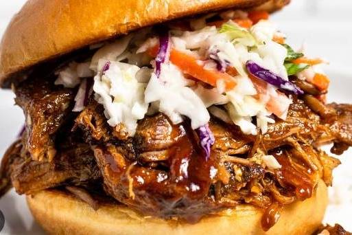 Order Pulled Pork Sandwich food online from Bbq Ribs Nation store, Los Angeles on bringmethat.com