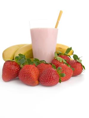 Order Strawberry Banana food online from Holy Grounds Cafe store, Martins Ferry on bringmethat.com