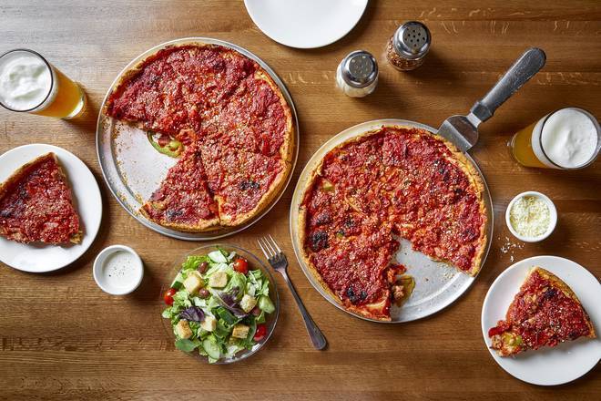 Order (14") Deep Dish food online from Moretti Ristorante & Pizzeria store, Lake in the Hills on bringmethat.com