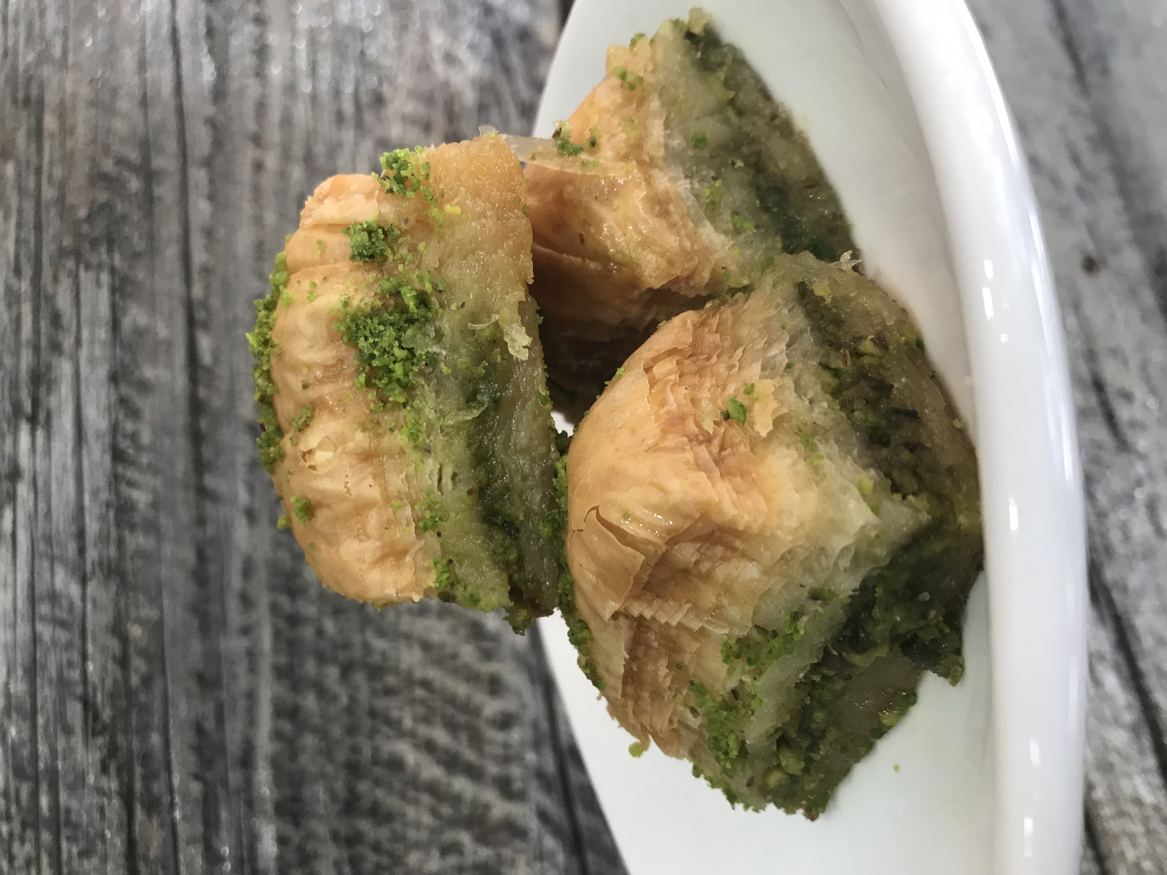Order Baklava (3pcs) food online from Soup & Gyro store, New York on bringmethat.com