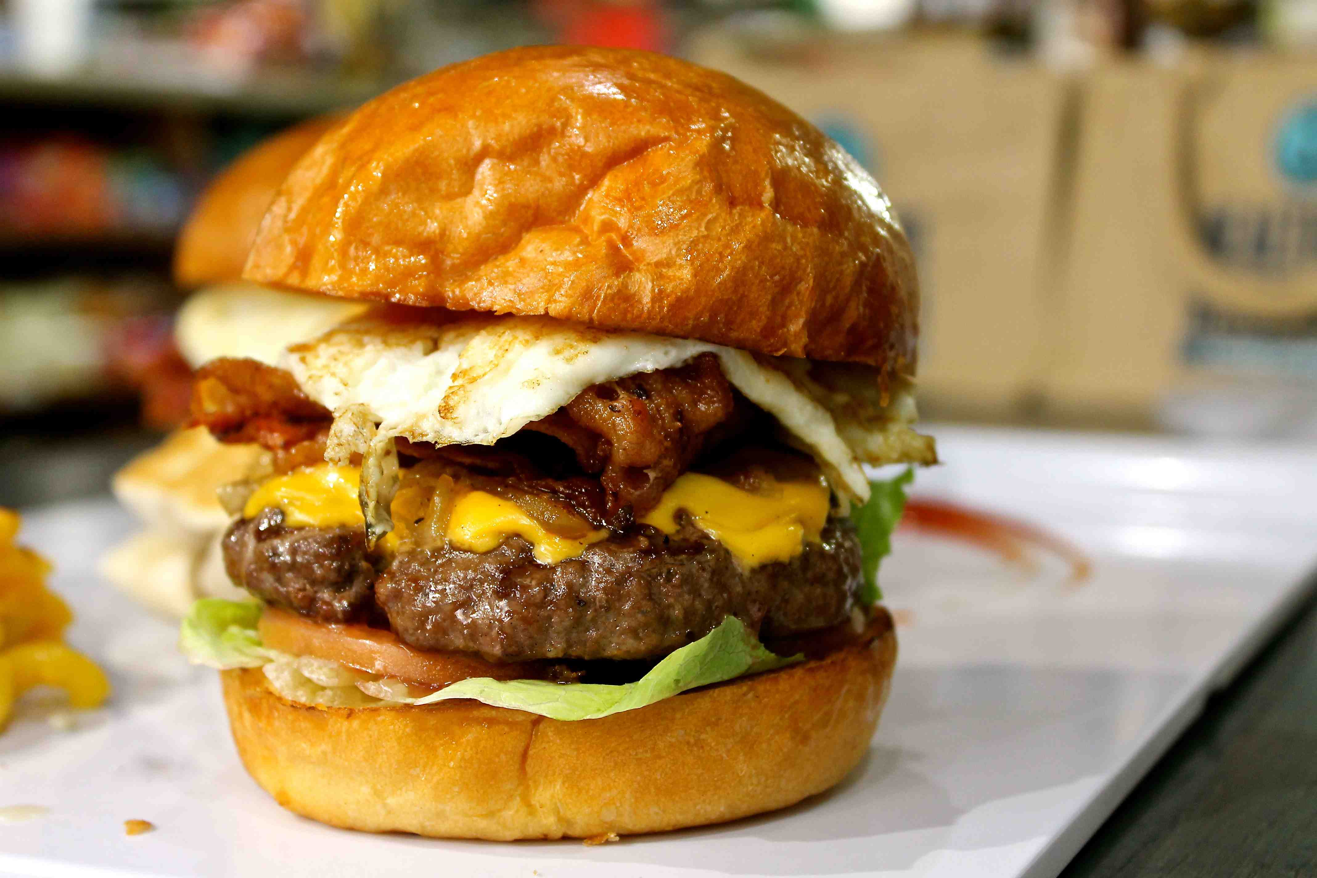 Order Bacon Cheese Steakburger food online from The Burger Joint store, New York on bringmethat.com
