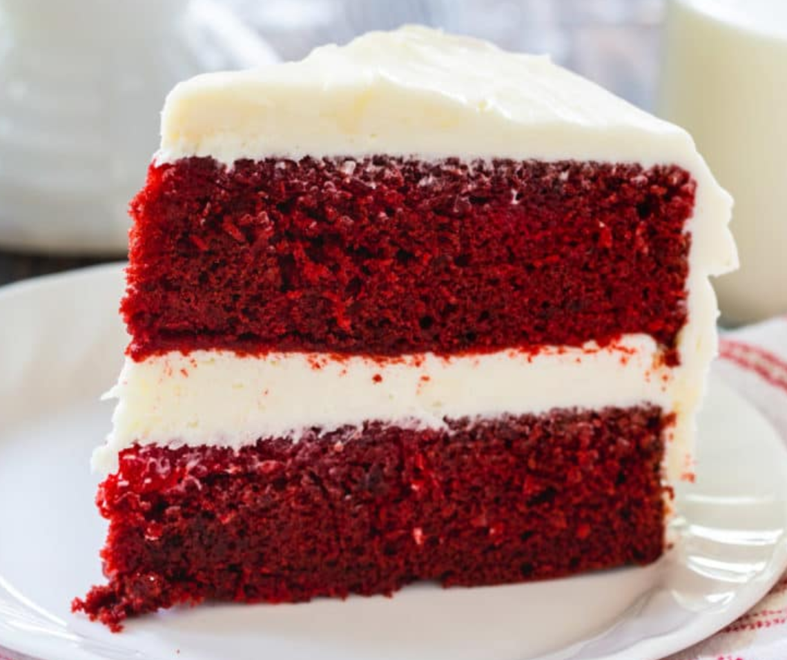 Order Red Velvet Cake food online from Burgerim store, Atlanta on bringmethat.com