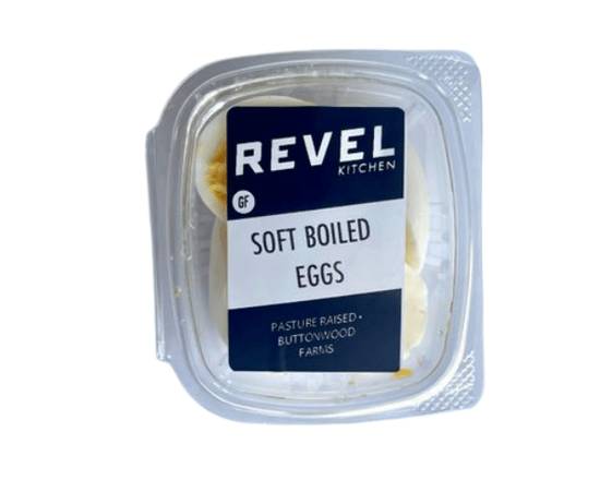 Order Soft Boiled Eggs - Grab'n Go food online from Revel Kitchen store, Brentwood on bringmethat.com