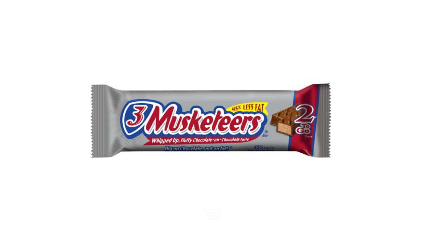 Order 3 Musketeers Bar 2 To Go 3.28oz food online from Far Western Liquor store, SANTA MARIA on bringmethat.com