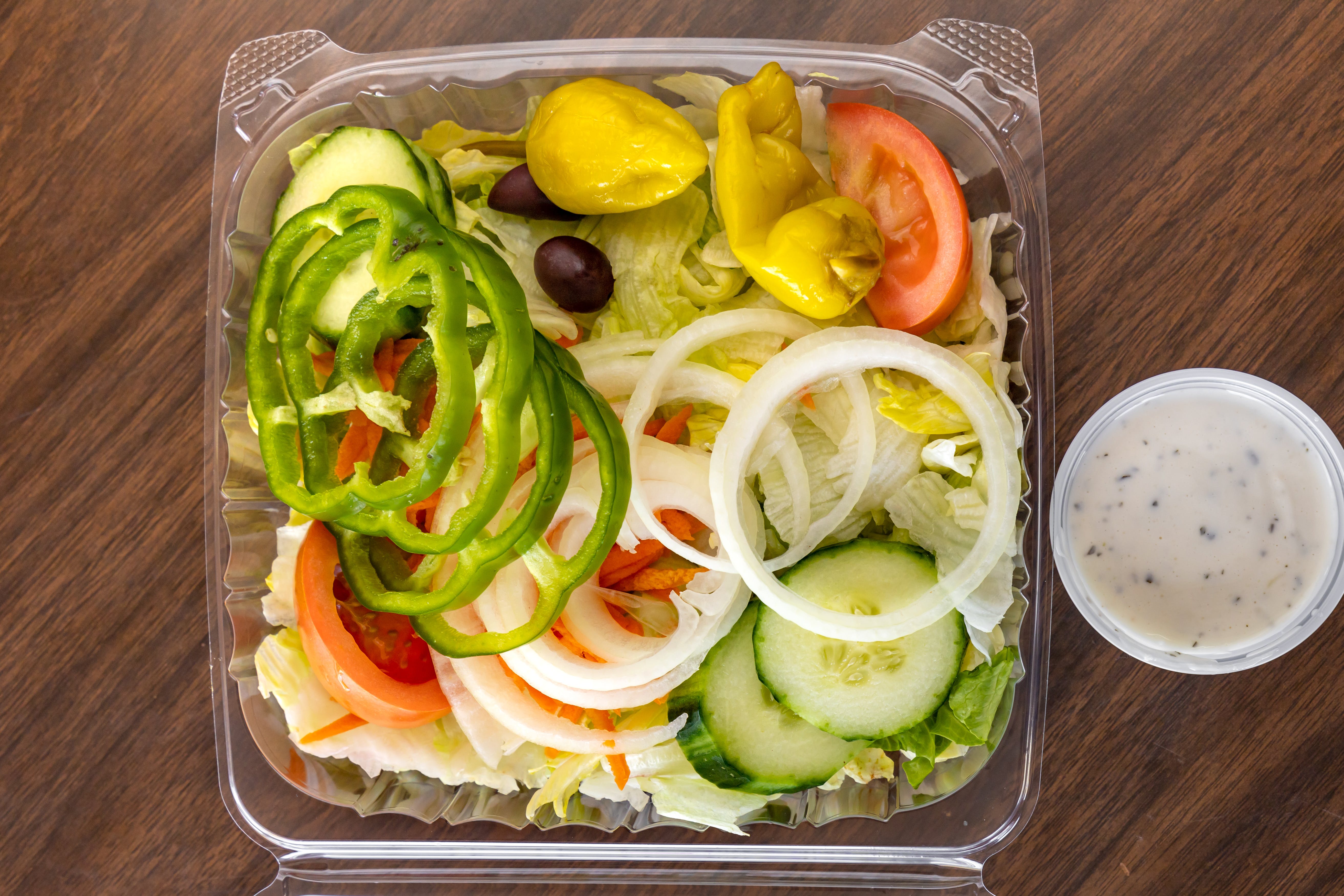 Order 401. Garden Salad - Salad food online from Pizza Connection store, Quincy on bringmethat.com