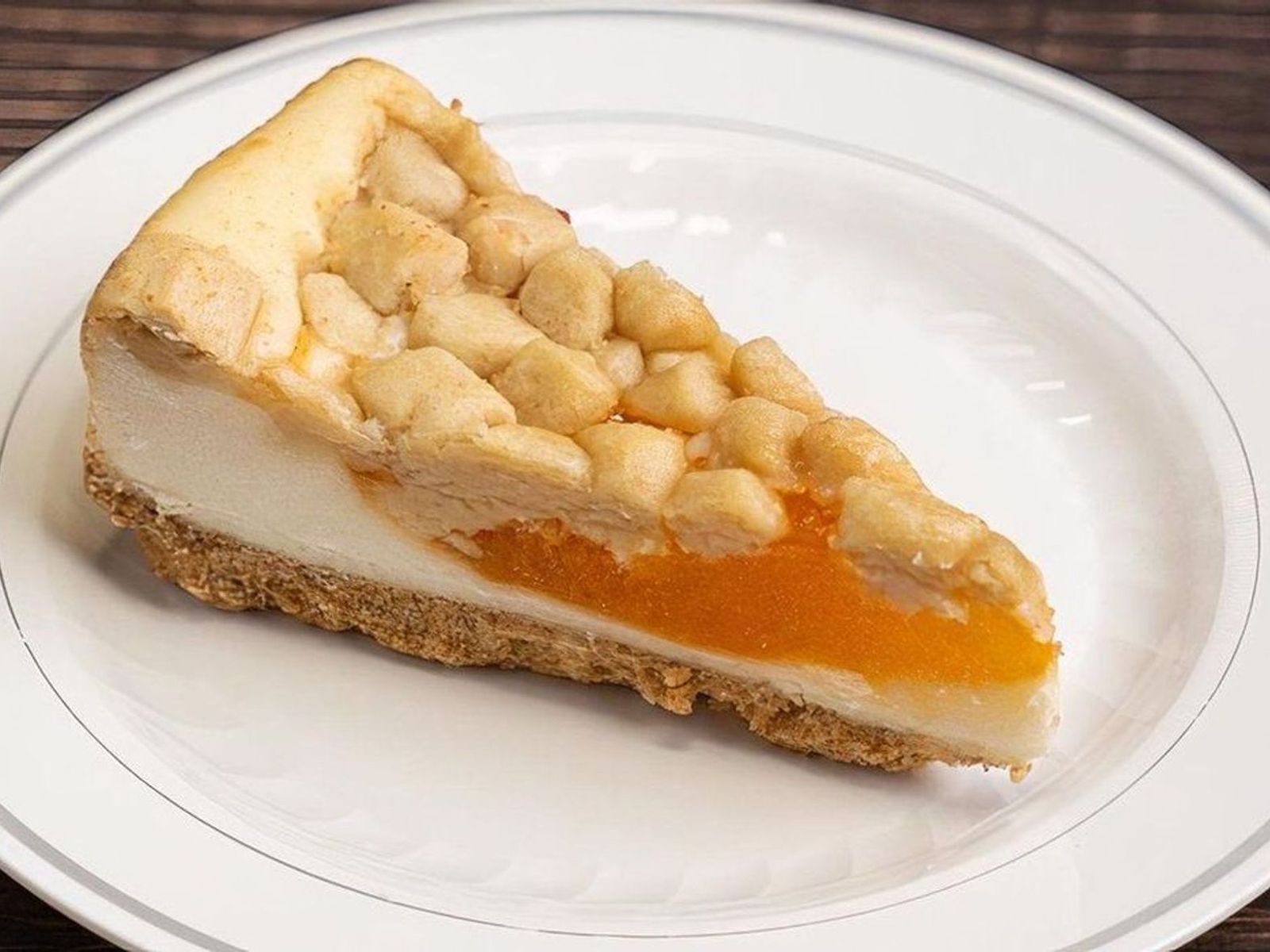 Order Peach Cobbler Cheesecake food online from Pad Thai store, Chino Hills on bringmethat.com