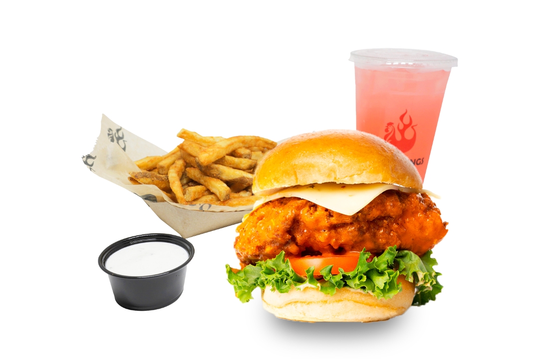Order BUFFALO SANDWICH COMBO food online from Fire Wings store, San Mateo on bringmethat.com