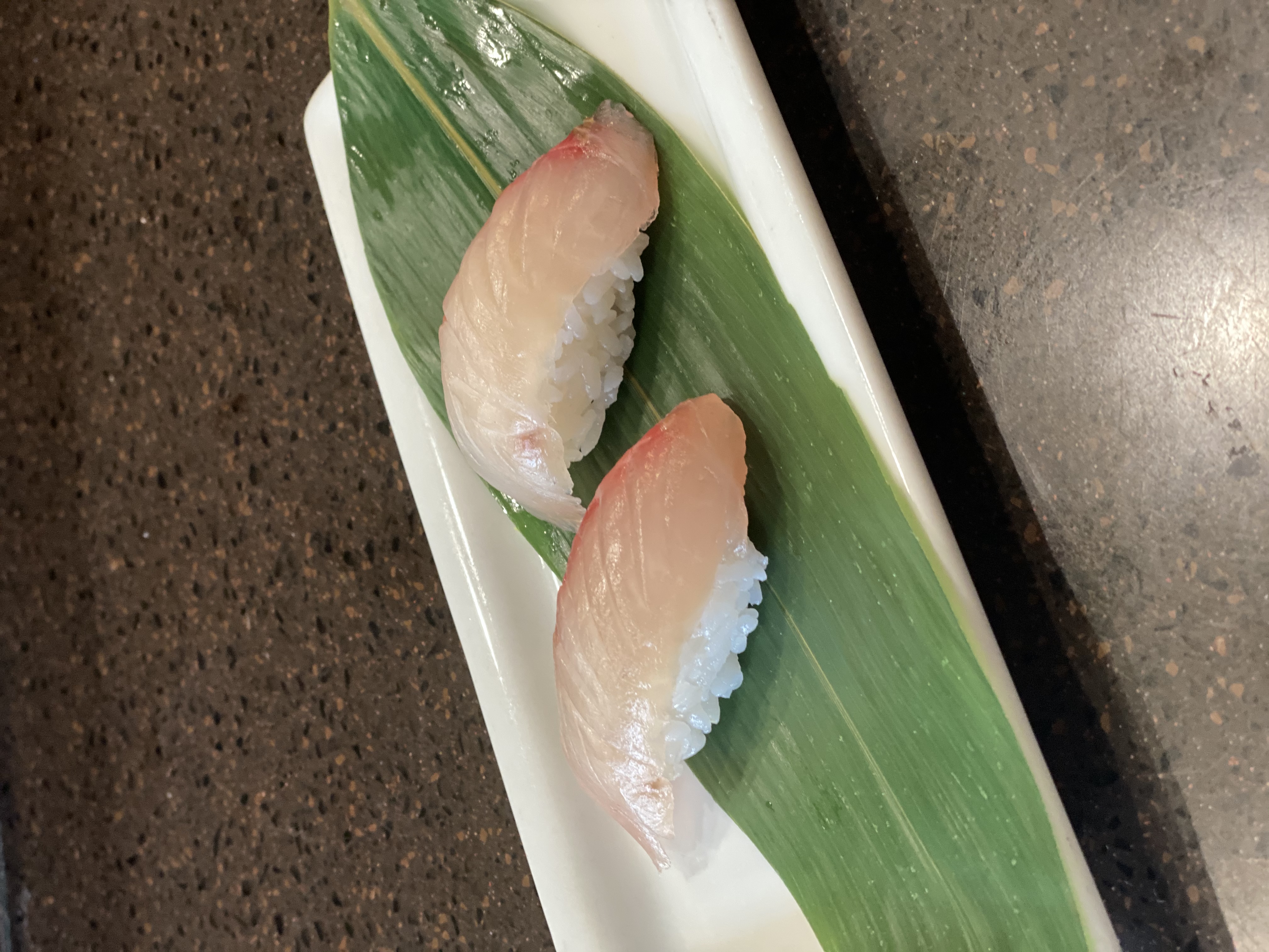 Order Shima Aji food online from Kanpai Japanese Sushi Bar &amp; Gril store, Santa Monica on bringmethat.com